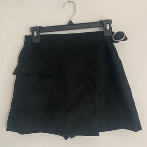 Bershka black skort